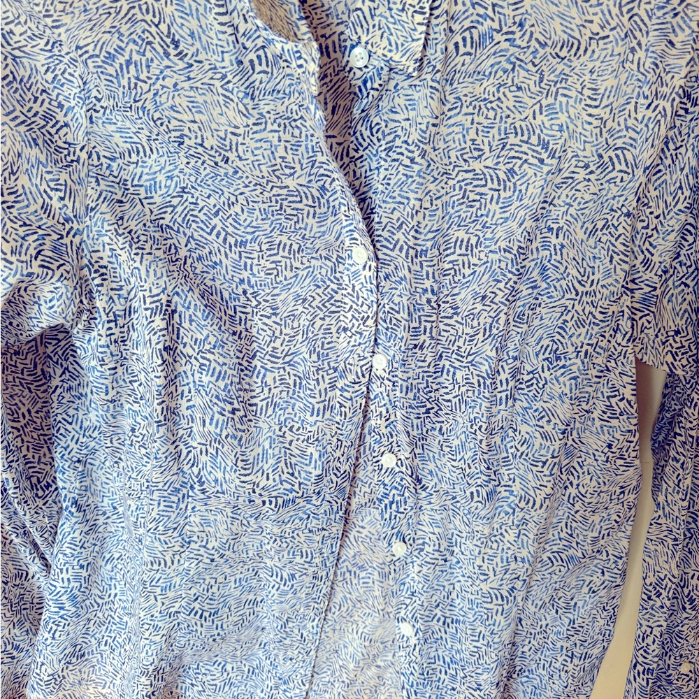 New Light and thin no iron cotton shirt L
